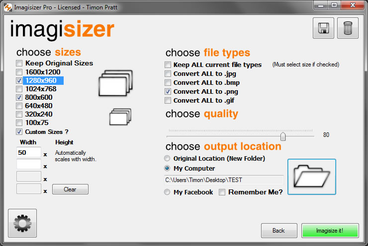 Batch Filtering Photographs and Images with multiple preview windows for comparison